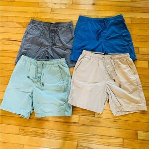 GAP Men's Athletic Shorts - Blue, Gray, Tan, Green Size Medium